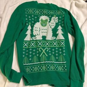 Christmas thermal. Abominable snow man